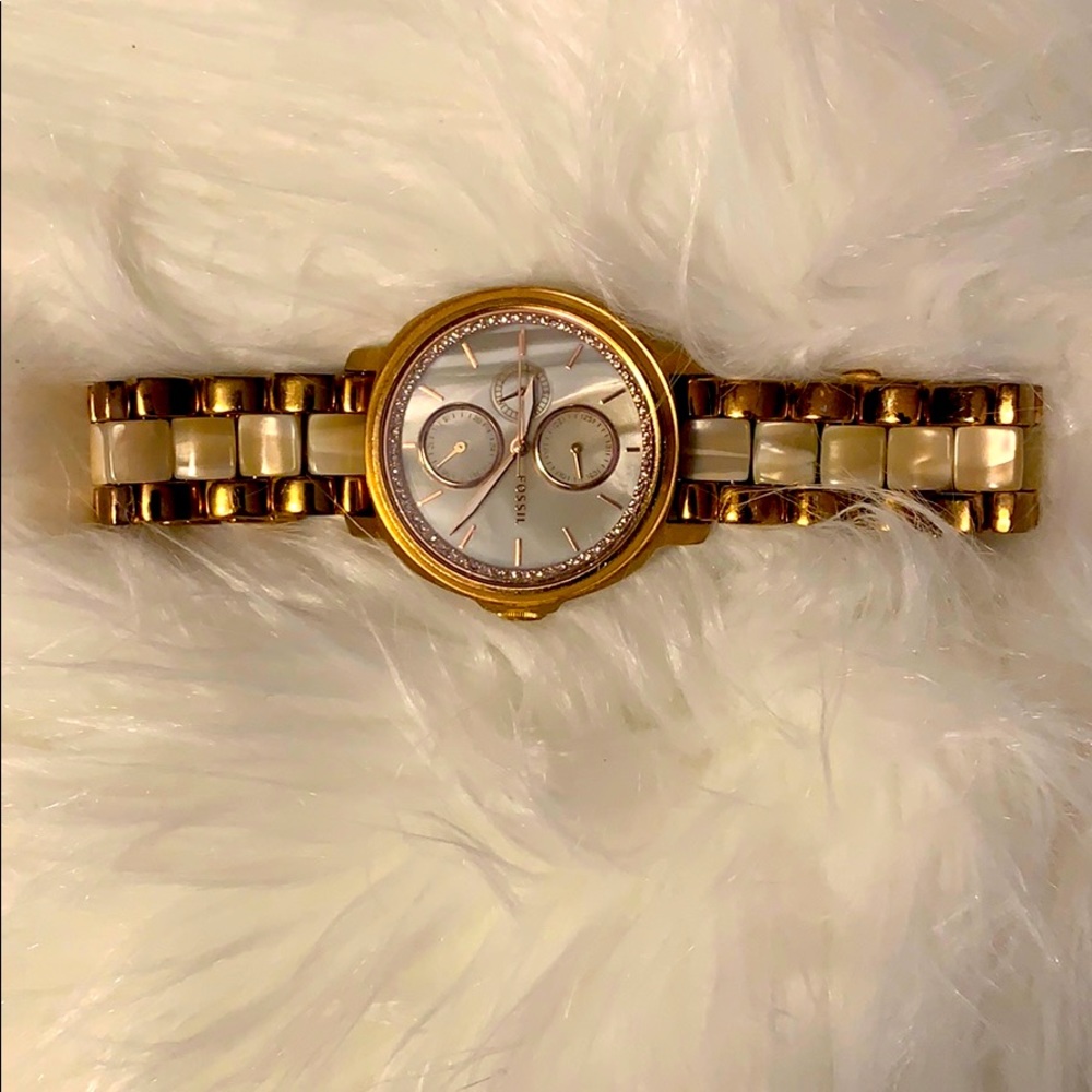 Fossil watch! rose gold!